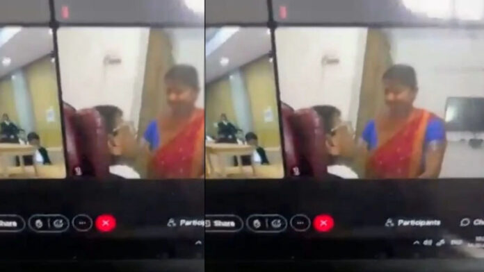 Lawyer's inappropriate behavior in court... kissing a woman... here's the video!