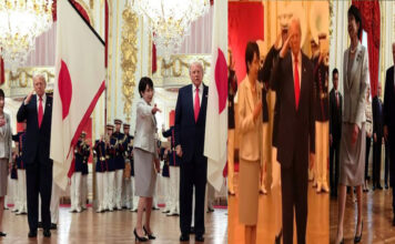 జపాన్ పర్యటనలో ట్రంప్ అయోమయం..సోషల్ మీడియాలో వైరల్ అవుతున్న వీడియో Trump confusion during Japan visit.. Video goes viral on social media