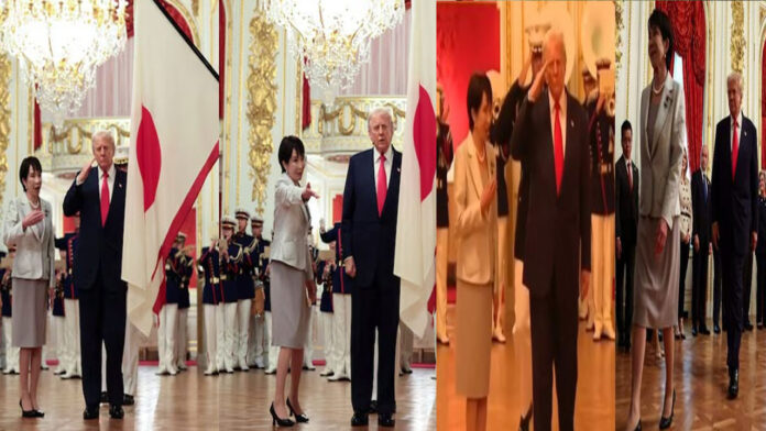 Trump confusion during Japan visit.. Video goes viral on social media Trump confusion during Japan visit.. Video goes viral on social media