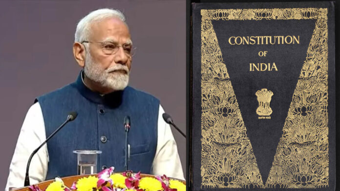 Constitution Day of India..The foundation of the spirit of democracy: Modi's letter to the people of the country
