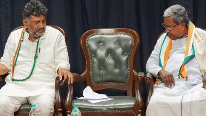 Controversy over CM's chair in Karnataka.. War of words between Sidhu and DK