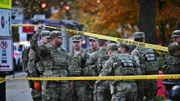 Shooting rampage in America.. Soldiers attacked near the White House