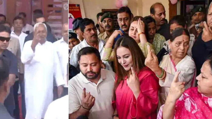 Voting for the first phase of Bihar Assembly elections underway