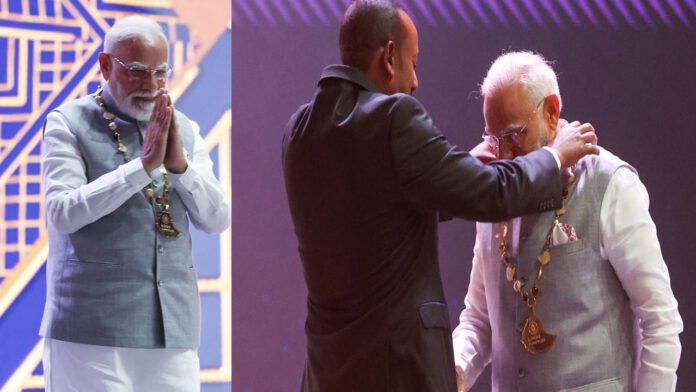 Another rare international honor for Prime Minister Modi