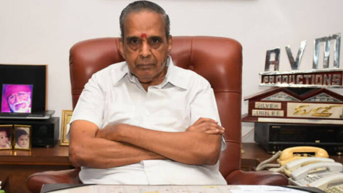 Avm saravanan passes away veteran producer dead at 85