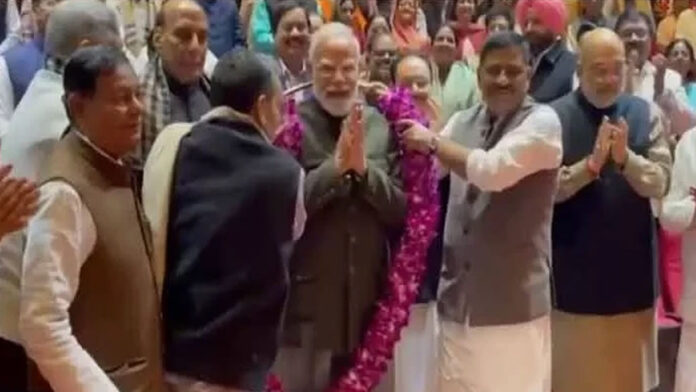 NDA Parliamentary Party meeting..Heated politics in the winter session