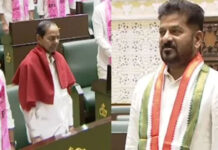 తెలంగాణ అసెంబ్లీ.. కేసీఆర్ వద్దకు వెళ్లి పలకరించిన రేవంత్ రెడ్డి Telangana Assembly.. Revanth Reddy went to KCR and greeted him.