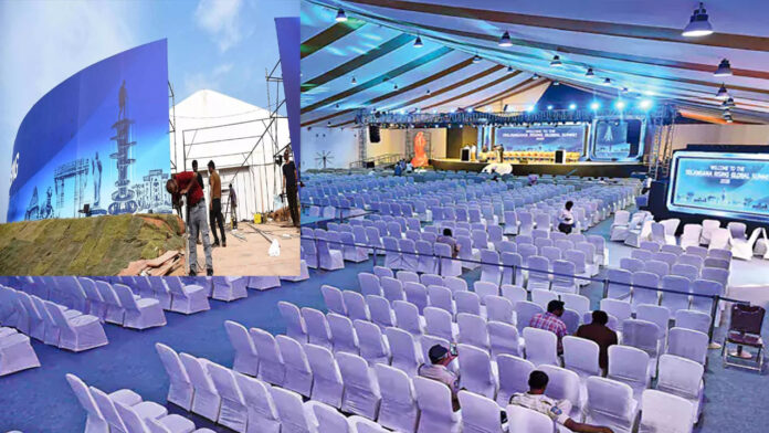 Telangana Rising Global Summit.. Representatives from various countries arriving at Future City