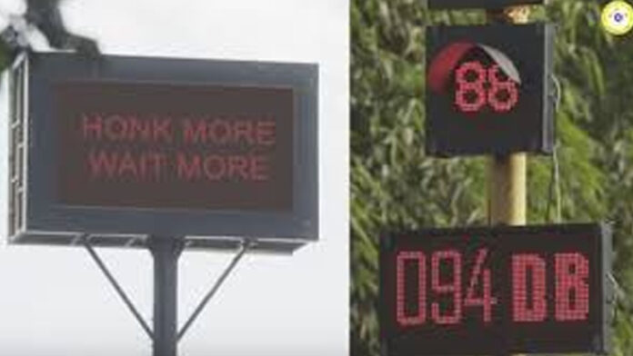 Check on the increasing number of horns in Hyderabad.. New rule with Mumbai formula?