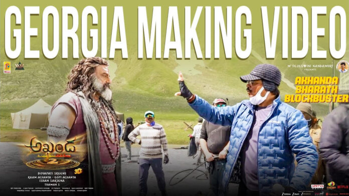 ‘Akhanda 2’ powerful shots..making video released by the film crew