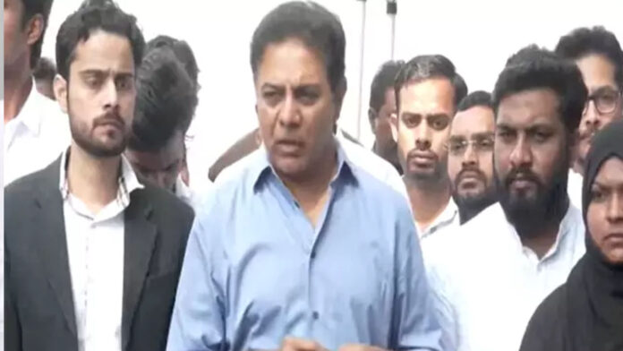 Congress government is engaging in land scam: KTR strongly criticizes