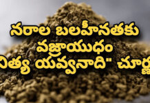 నరాల బలహీనతకు మరియు శరీరానికి నూతన శక్తిని ప్రసాదించే వజ్రాయుధం ..”నిత్య యవ్వనాది” The diamond weapon that gives new strength to the body and to the nervous system.. "Eternal youth"
